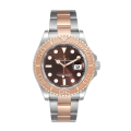 Rolex Yacht-master 116621-78801 40MM Brown Dial Silver-tone Case