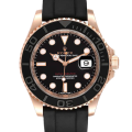 Rolex Yacht-master 116655BKSR 40MM Black Dial Rose Gold-tone Case