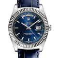 Rolex Day-Date 118139-L 40MM Blue Dial Silver-tone Case