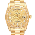 Rolex Day-Date 118238CJDP 36MM Champagne Dial Yellow Gold-tone Case