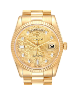 Rolex Day-Date 118238CJDP 36MM Champagne Dial Yellow Gold-tone Case