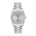 Rolex Day-Date 118346 36MM Silver Dial Silver-tone Case