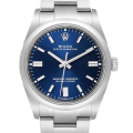 Rolex Oyster Perpetual m124300-0003 41MM Blue Dial Silver-tone Case