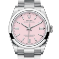 Rolex Oyster Perpetual m126000-0008 36MM Pink Dial Silver-tone Case