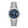 Rolex Datejust m126200-0005 36MM Blue Dial Silver-tone Case