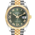 Rolex Datejust m126233-0025 36MM Green Dial Silver-tone Case