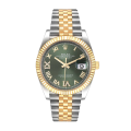 Rolex Datejust m126233-0025 36MM Green Dial Silver-tone Case