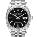 Rolex Datejust 126234BKSJ 36MM Black Dial Silver-tone Case