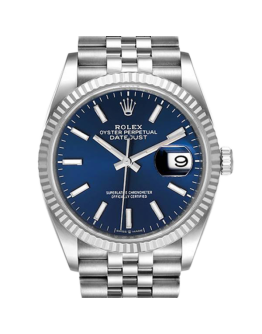 Rolex Datejust 126234BLSJ 36MM Blue Dial Silver-tone Case