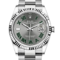 Rolex Datejust m126234-0046 36MM Wimbledon Dial Silver-tone Case