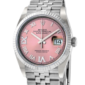 Rolex Datejust m126234-0031 36MM Pink Dial Silver-tone Case