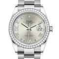 Rolex Datejust m126234-0030 36MM Silver Dial Silver-tone Case