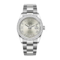 Rolex Datejust m126234-0030 36MM Silver Dial Silver-tone Case