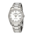 Rolex Datejust 126234WRO 36MM White Dial Silver-tone Case