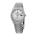 Rolex Datejust m126284rbr-0011 36MM Mother of Pearl Dial Silver-tone Case