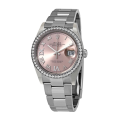 Rolex Datejust m126284rbr-0024 36MM Pink Dial Silver-tone Case