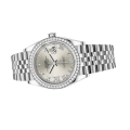 Rolex Datejust m126284rbr-0021 36MM Silver Dial Silver-tone Case