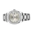 Rolex Datejust m126284rbr-0022 36MM Silver Dial Silver-tone Case