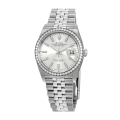 Rolex Datejust m126284rbr-0005 36MM Silver Dial Silver-tone Case