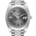 Rolex Datejust m126300-0014 41MM Wimbledon Dial Silver-tone Case