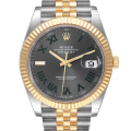 Rolex Datejust m126333-0020 41MM Wimbledon Dial Silver-tone Case