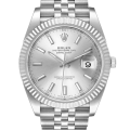 Rolex Datejust 126334SSJ 41MM Silver Dial Silver-tone Case