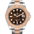 Rolex Yacht-master m126621-0001 40MM Brown Dial Silver-tone Case