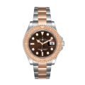 Rolex Yacht-master m126621-0001 40MM Brown Dial Silver-tone Case