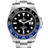 Rolex Gmt Master Ii m126710blnr-0003 40MM Black Dial Silver-tone Case