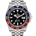 Rolex Gmt Master Ii m126710blro-0002 40MM Black Dial Silver-tone Case