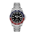 Rolex Gmt Master Ii m126710blro-0002 40MM Black Dial Silver-tone Case