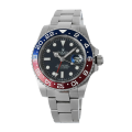 Rolex Gmt Master Ii m126710blro-0002 40MM Black Dial Silver-tone Case