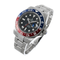 Rolex Gmt Master Ii m126710blro-0002 40MM Black Dial Silver-tone Case