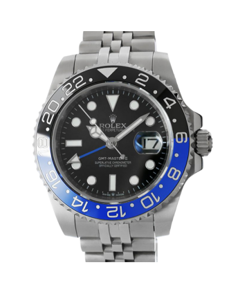 Rolex Gmt Master Ii m126710blnr-0002 40MM Black Dial Silver-tone Case