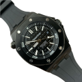 Audemars Piguet Royal Oak Offshore 15710ST.OO.A002CA.01-BLACK Mens 42mm Black-tone Rubber Band