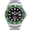 Rolex Submariner 16610LV 40MM Black Dial Silver-tone Case