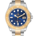 Rolex Yacht-master 16623BLSO 40MM Blue Dial Silver-tone Case