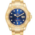 Rolex Yacht-master 16628BLSO 40MM Blue Dial Gold-tone Case