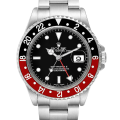 Rolex Gmt Master Ii 16710COKE 40MM Black Dial Silver-tone Case