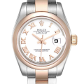 Rolex Datejust 179161 26MM White Dial Rose Gold-tone Case