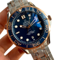 Omega Seamaster Mens 210.20.42.20.03.002 Blue Dial 42mm Ceramics Bezel