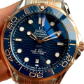 Omega Seamaster Mens 210.20.42.20.03.002 Blue Dial 42mm Ceramics Bezel