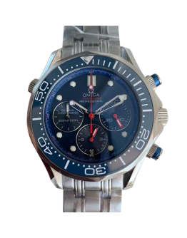 Omega Seamaster 212.30.42.50.03.001 Men's Japanese Quartz 42mm Blue Dial