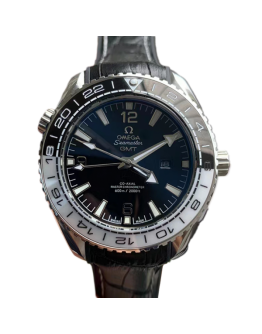 Omega Seamaster Men's 215.33.44.22.01.001 Silver-tone Black Dial