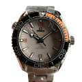 Omega Seamaster Mens 215.90.44.21.99.001 Silver-tone Sandblasted Titanium Dial Stainless Steel