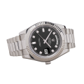 Rolex Day-Date 218239 41MM Black Dial Silver-tone Case