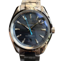 Omega Aqua Terra 220.10.41.21.03.002 Mens Blue Dial Silver-tone