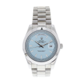 Rolex Day-date m228206-0004 40MM Blue Dial Silver-tone Case