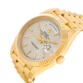 Rolex Day-Date 228238 40MM Silver Diagonal Dial Gold-tone Case