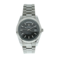 Rolex Day-date 228239BKSP 40MM Black Dial Silver-tone Case